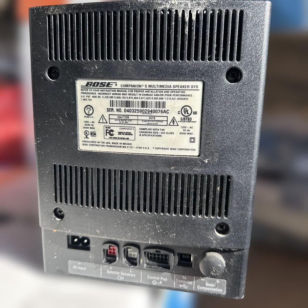 BOSE Companion 5 マルチメディアスピーカー