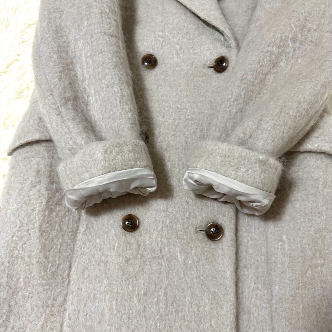 定価:68,300 FRAY I.D ダブルブレストシャギーコート モヘヤ