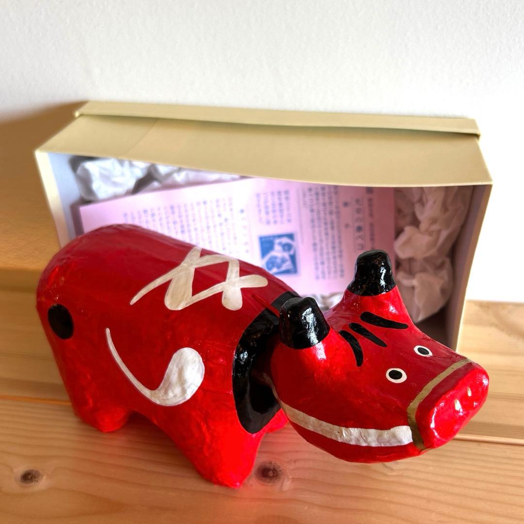 赤ベコ　郷土玩具　伝統工芸品