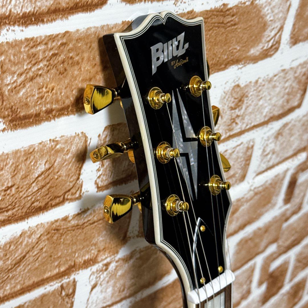 ブリッツ　アリアプロ2 レスポールカスタム　エレキギター ブラック