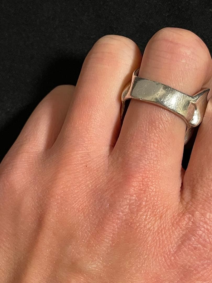 【希少品】スカルデザイン シルバー バイカーリング