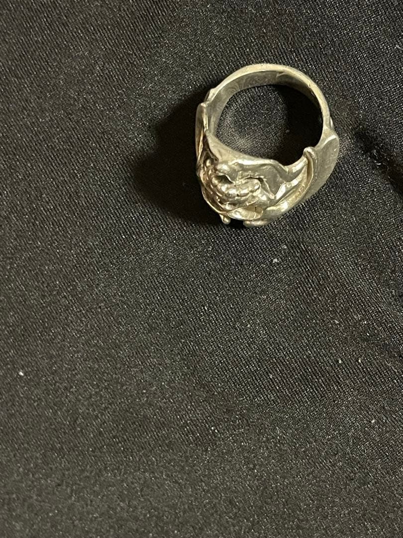 【希少品】スカルデザイン シルバー バイカーリング