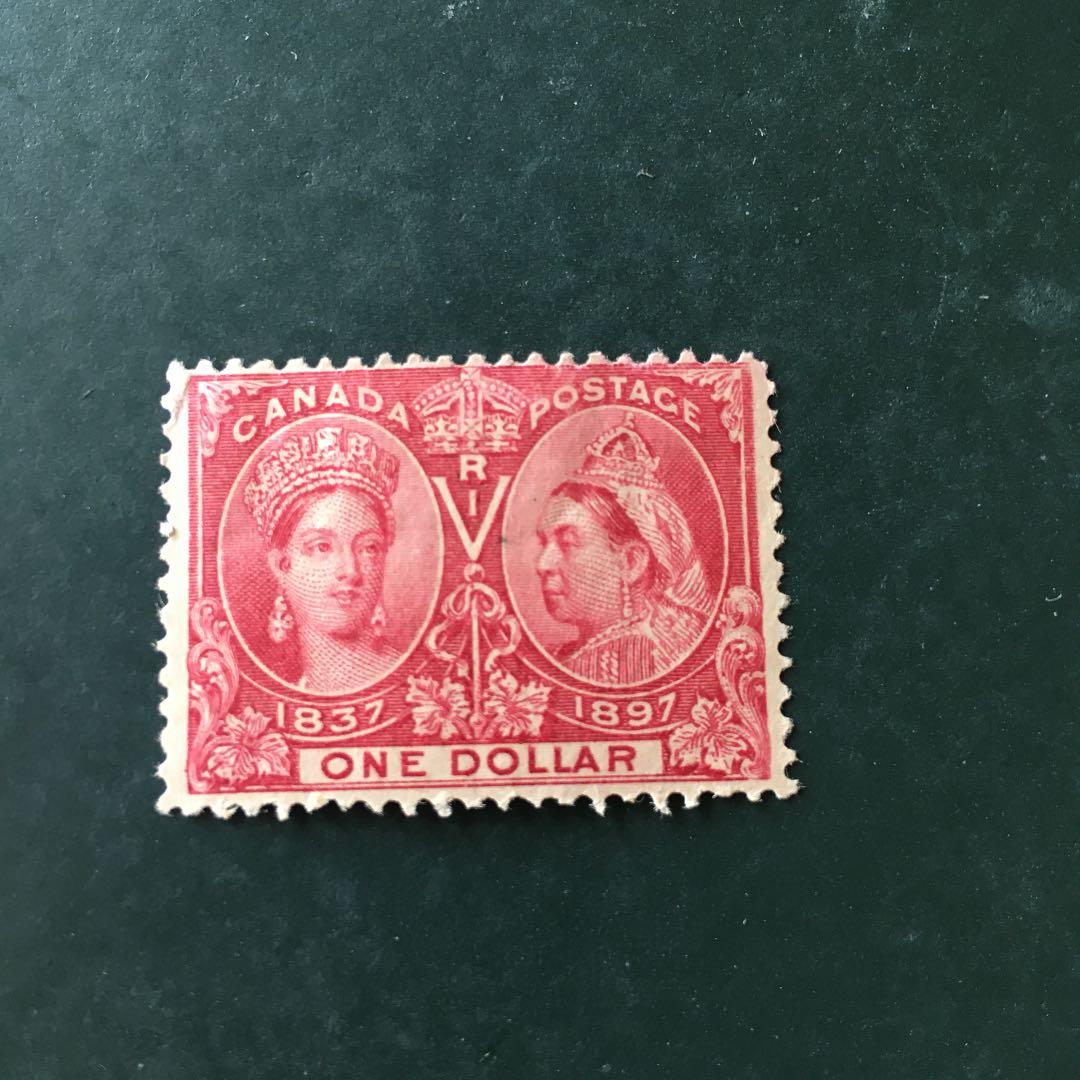カナダ 1897 Diamond Jubilee 1$ 未使用1種
