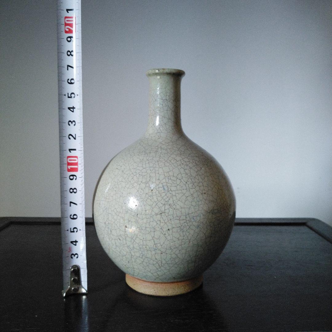 NO601 上野目焼　徳利　白釉徳利