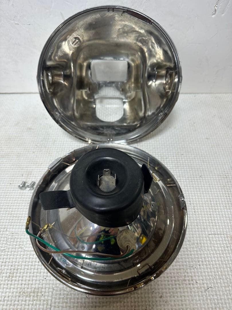 本物/当時物シビエ凹みオスカーヘッドライト/CIBIEへこみマーシャル