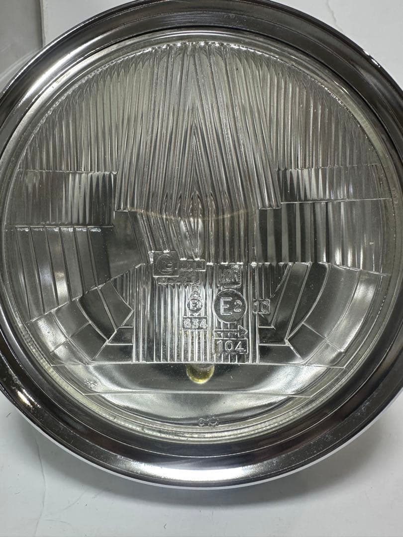 本物/当時物シビエ凹みオスカーヘッドライト/CIBIEへこみマーシャル