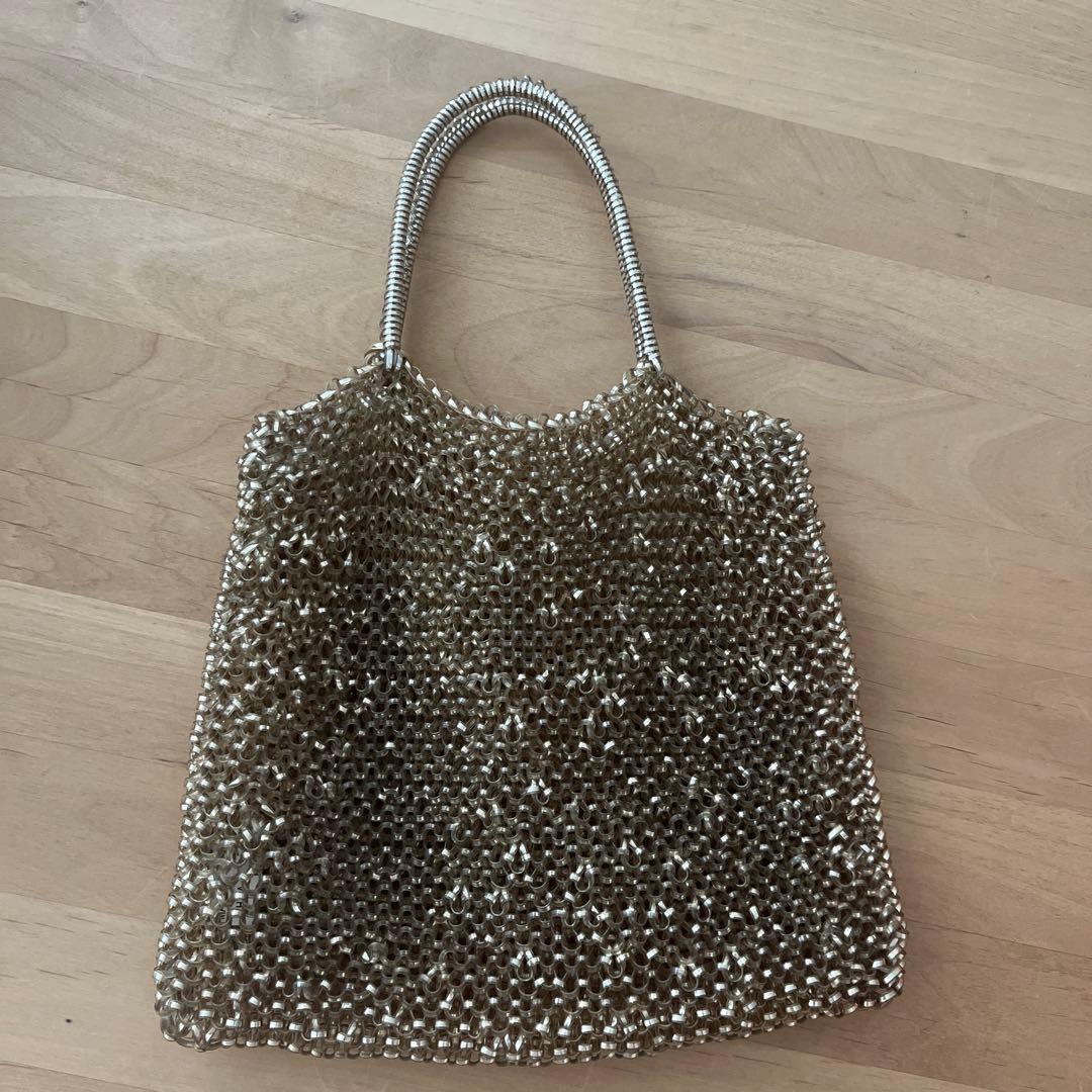 アンテプリマ　ゴールド　リボン　ワイヤーバック