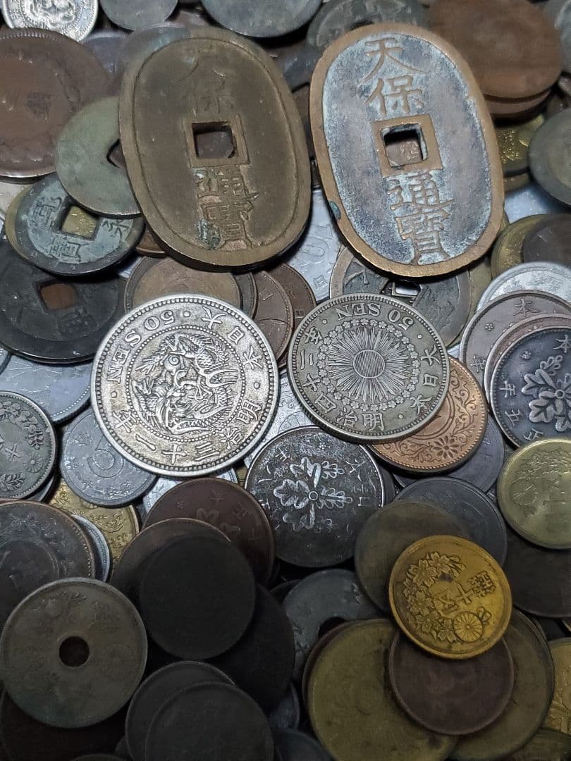 古銭 銀貨 雑銭　たっぷり約３１００g　まとめ売り