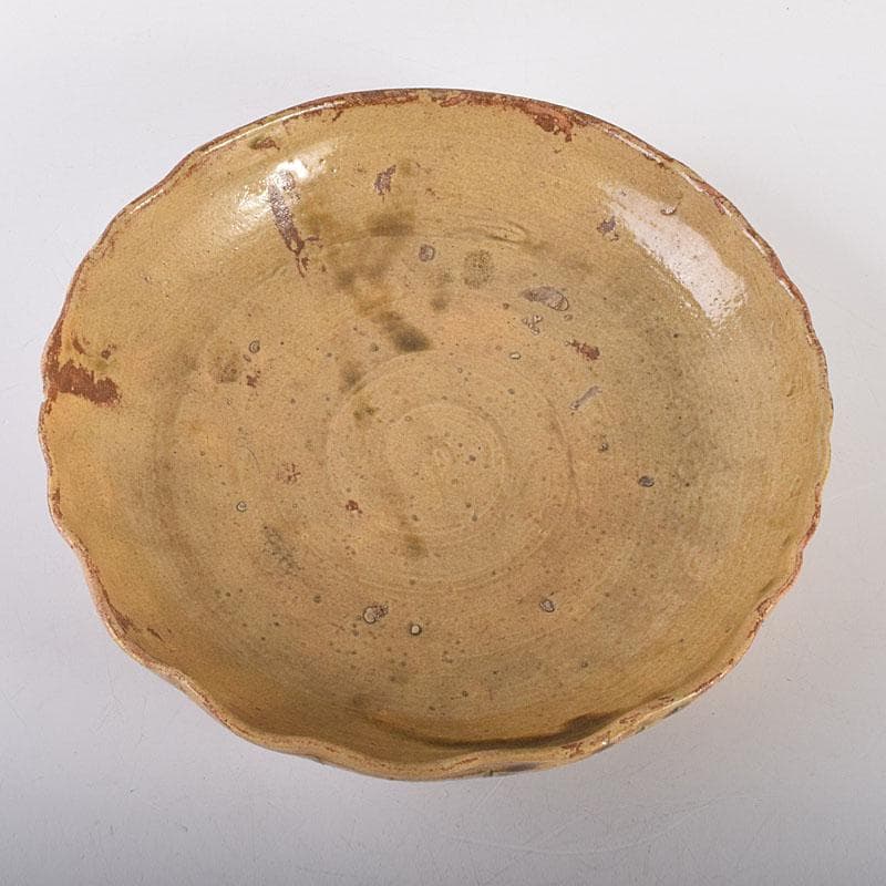 瀬戸焼　黄瀬戸　古瀬戸　鉢　時代箱　C　R7903C