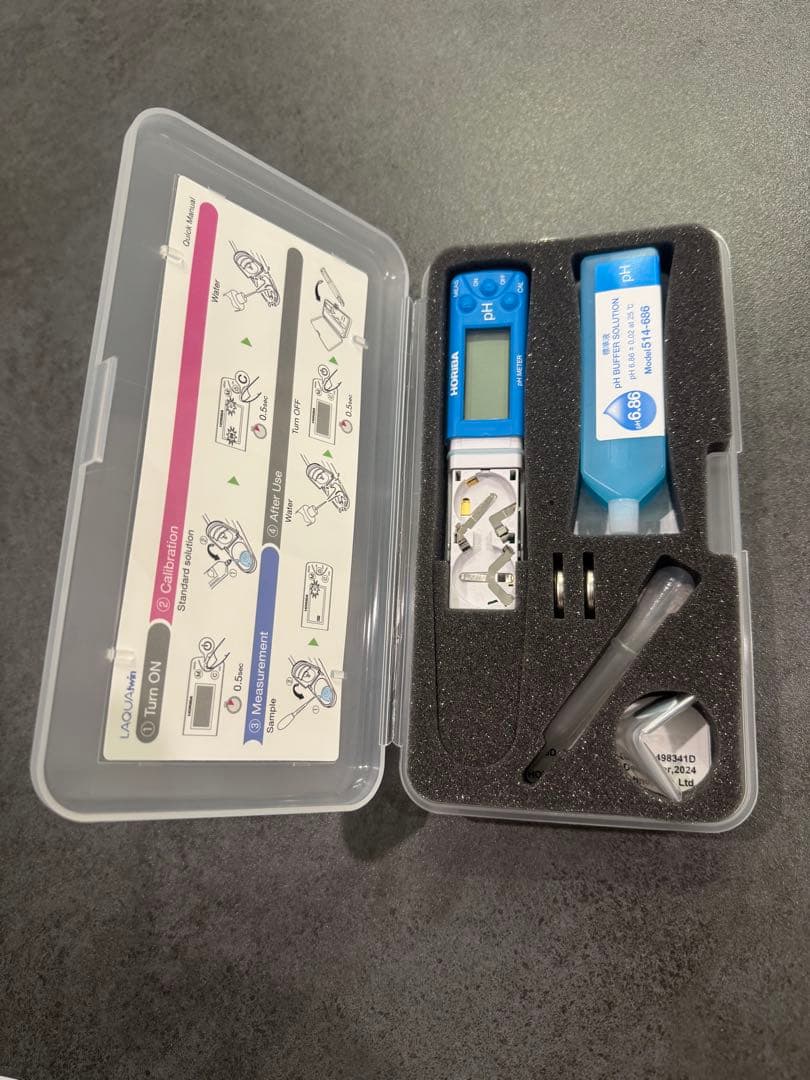 【新品未使用】HORIBA LAQUAtwin 水質測定器 pH-11B