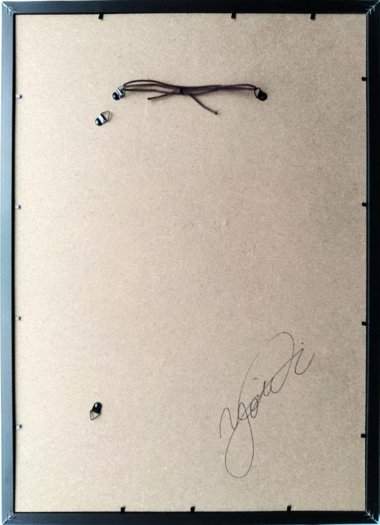 【専用】ランダムウォーク/ 抽象画 額縁セット 63×46㎝ モダンアート