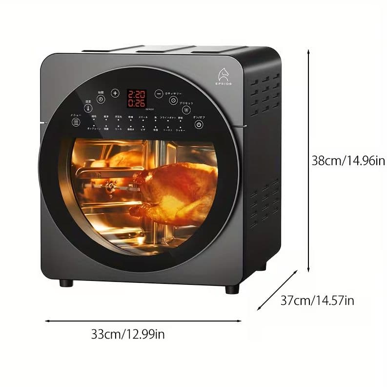 Epeiosノンフライヤー ノンフライオーブン エアーオーブン14L(1-21)