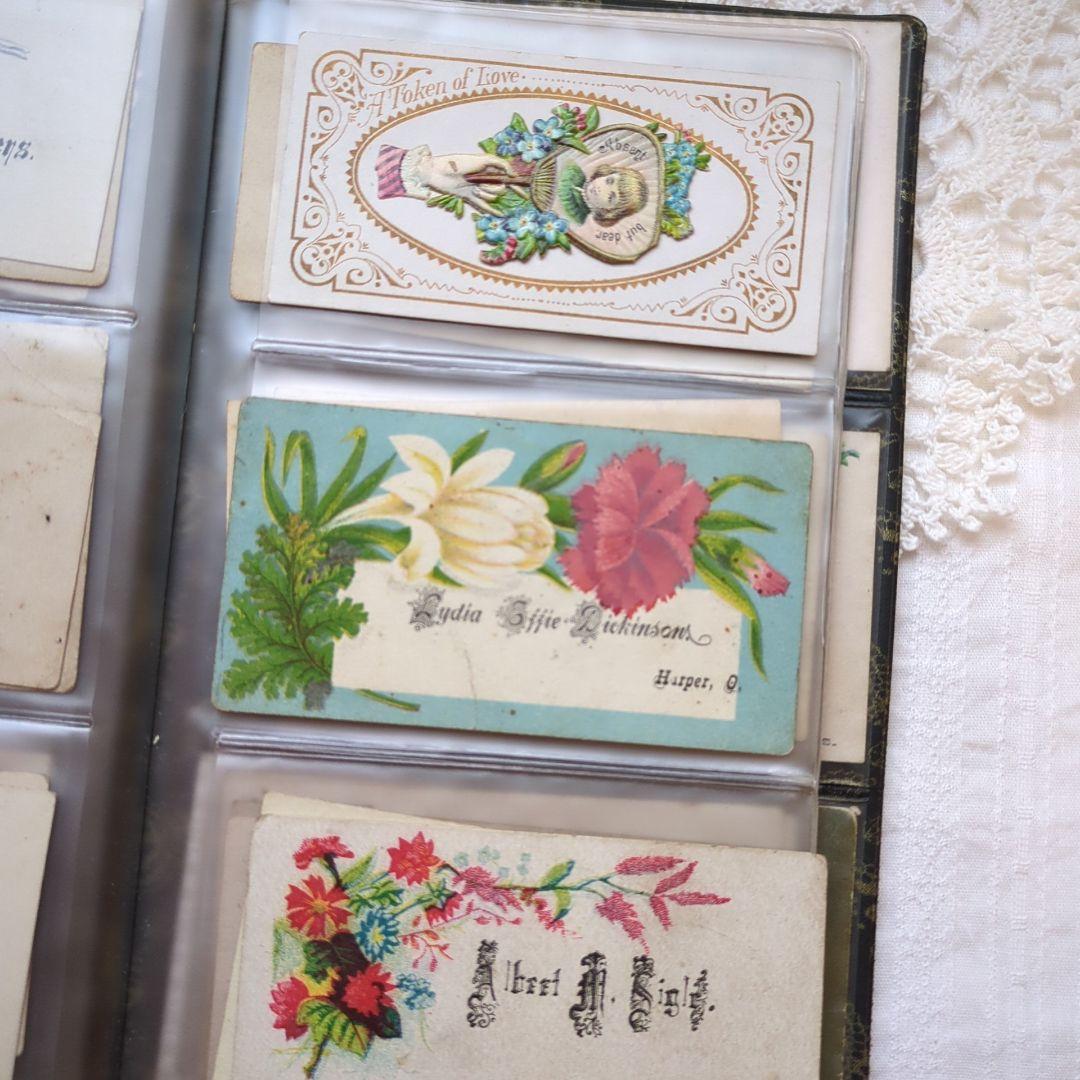 激レア118枚コーリングカードおまとめ クロモス アンティークヴィクトリアン洋書