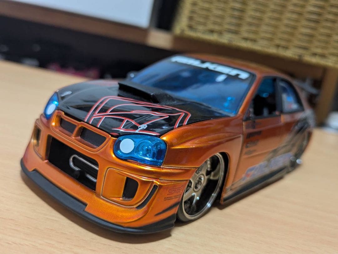 jada 1/24 スバル インプレッサ WRX STI