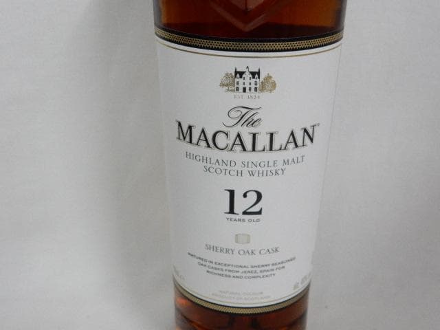 マッカラン 12年 シングルモルト シェリーオークカスク 700ml