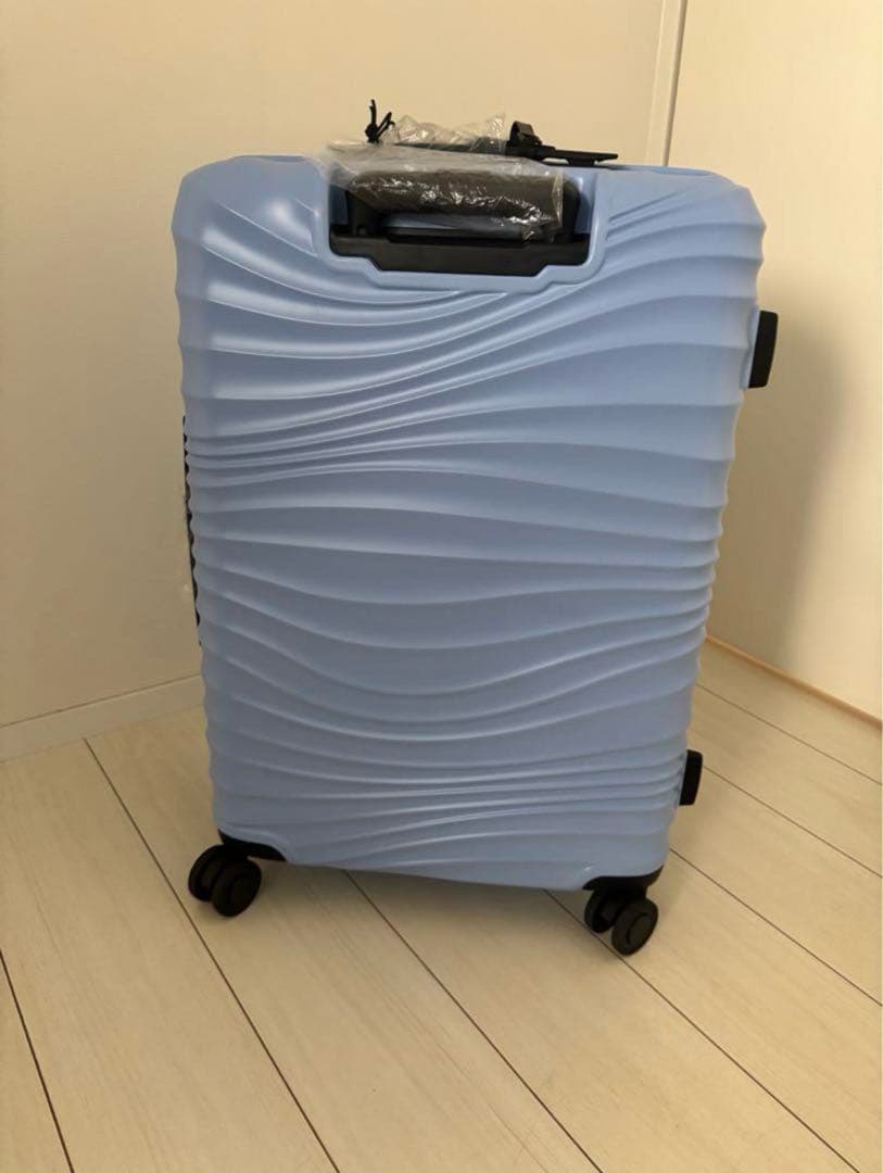 韓国限定 ノースフェイス　24インチ　キャリーケース ライトブルー
