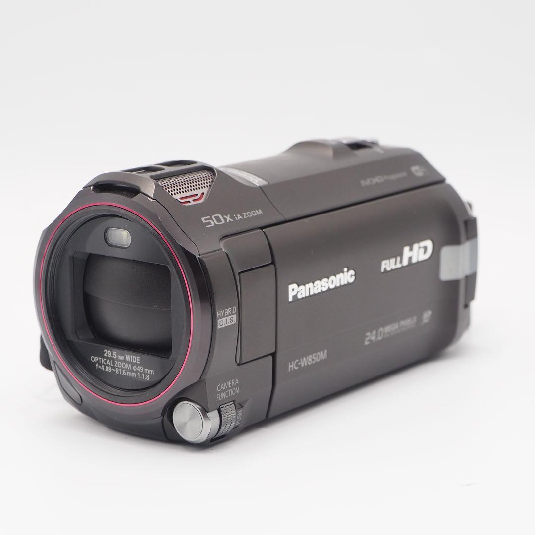ビデオカメラ Panasonic HC-W850M 動作確認済み 別売りバッグ付