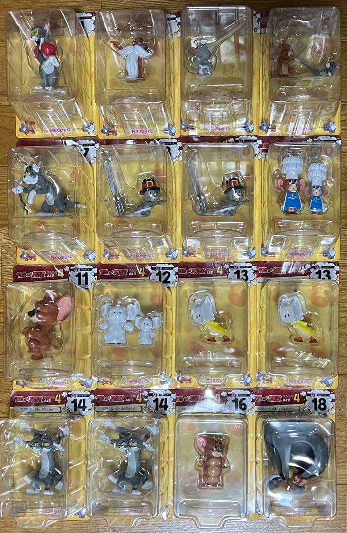 Happyくじ TOMandJERRY FUNNYART! フィギュア 53点