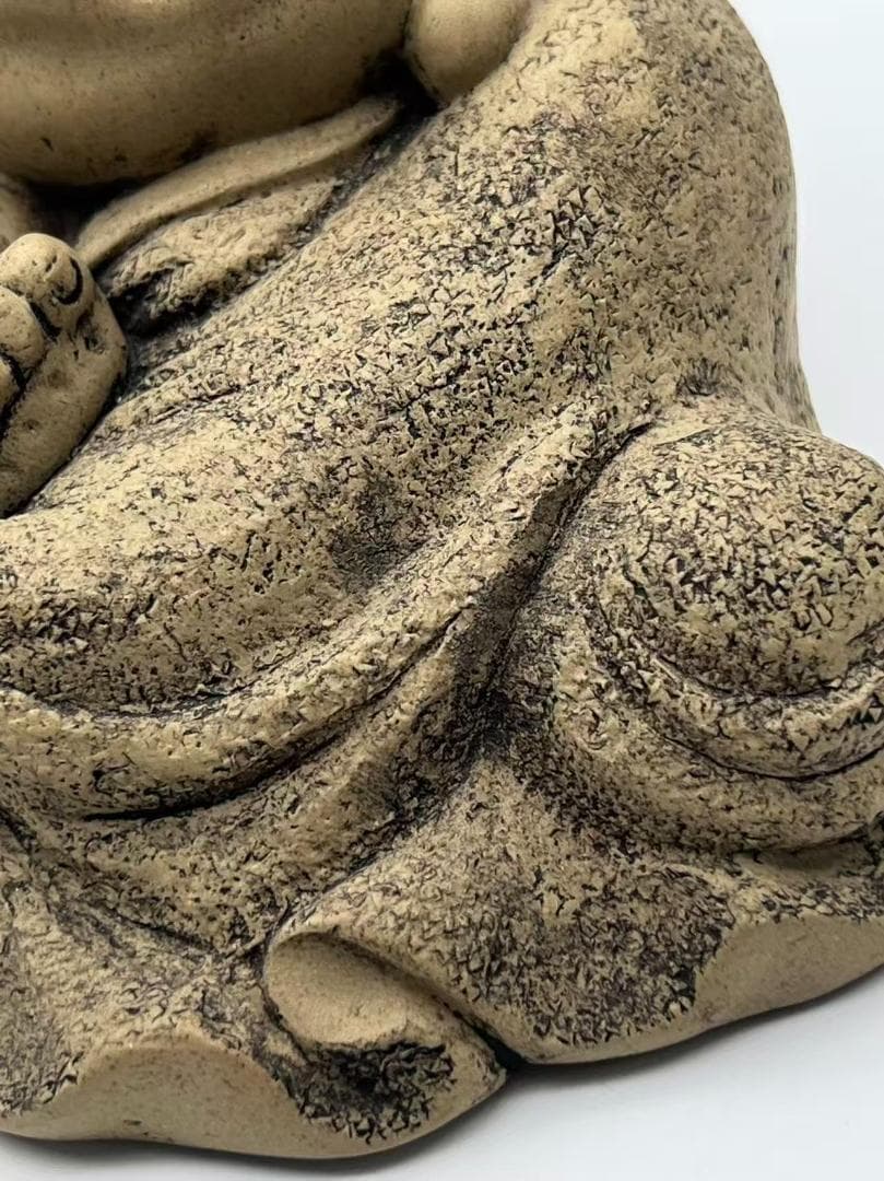 民国 紫砂布袋和尚 置物　茶道具　骨董品　唐物 中国古美術(F-178)