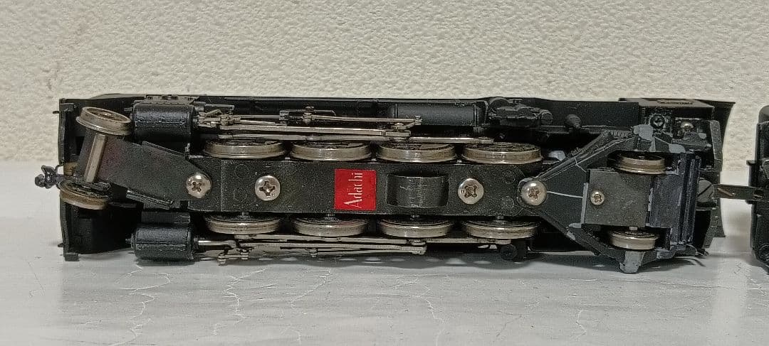 HOゲージ 天賞堂アダチ Ｄ51半流蒸気機関車、モーター交換、メンテナンス済