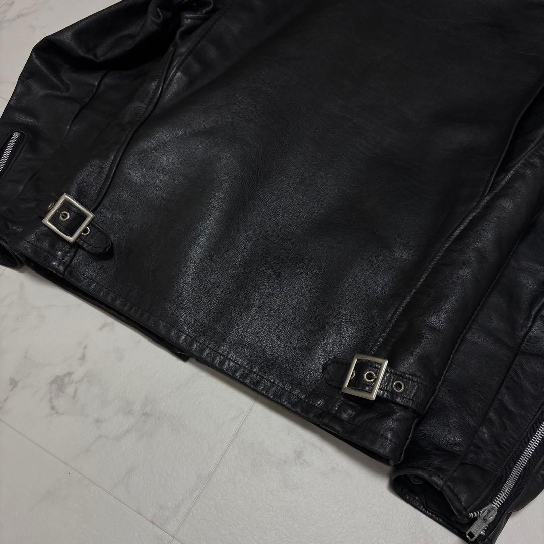 Schott 641 シングルライダース USA製 ボア付き レザージャケット