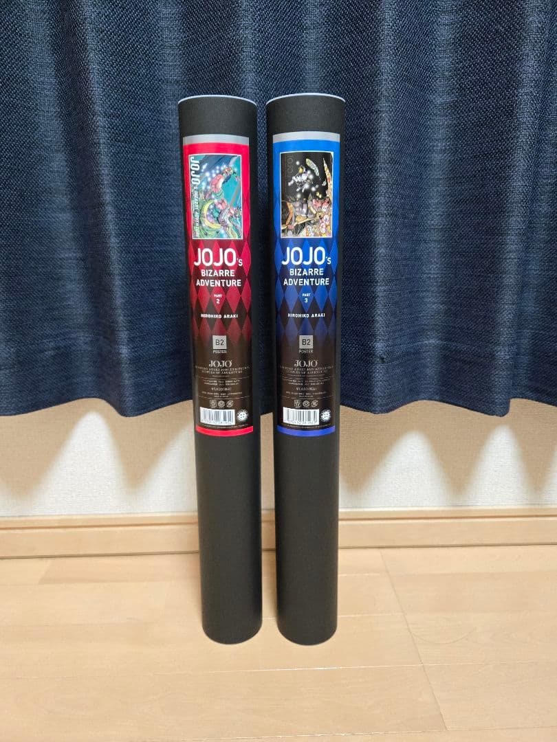 ジョジョの奇妙な冒険 ジョジョ展 ポスター 2部 3部 B2