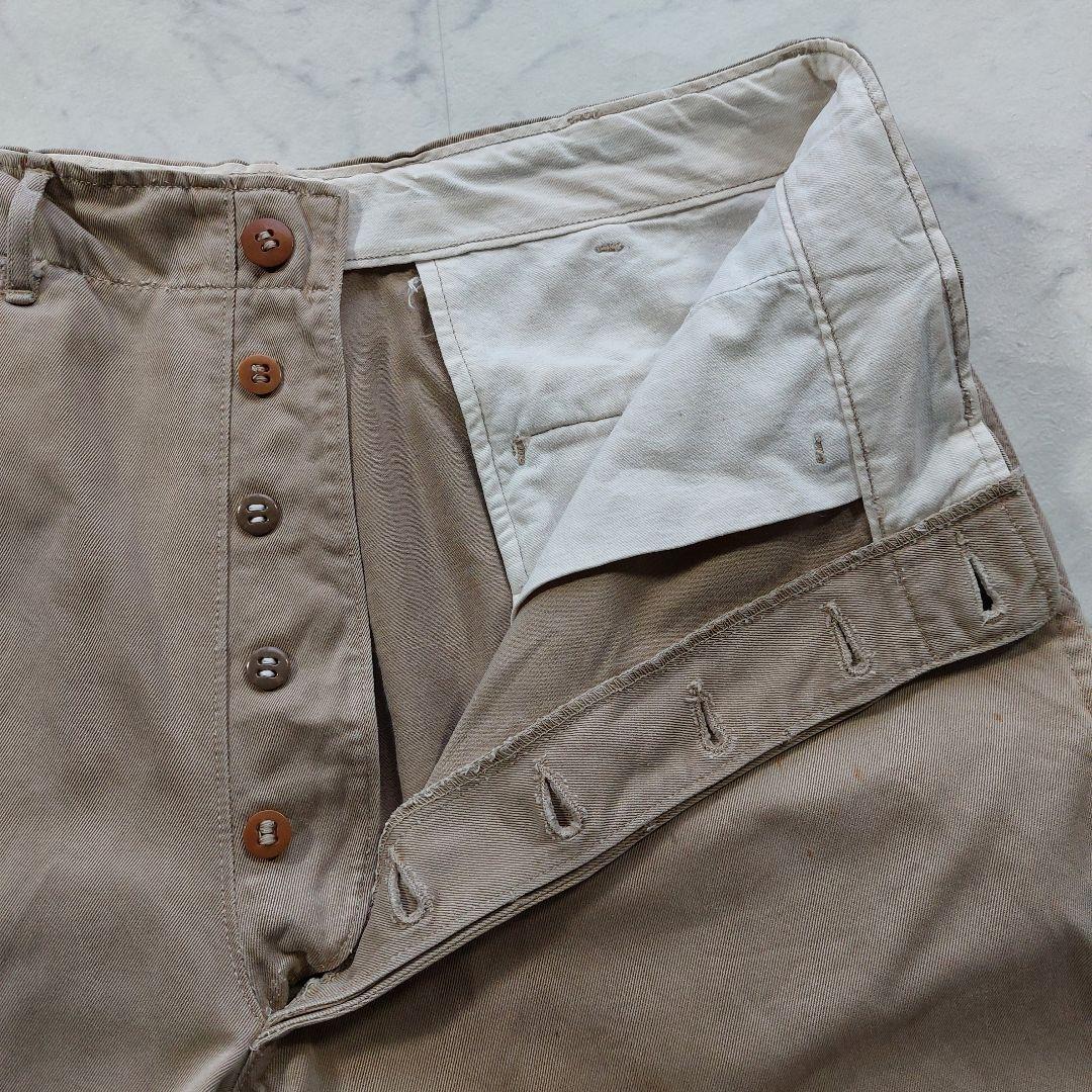 40s 米軍実物 US ARMY M-41 41カーキ チノパン ヴィンテージ