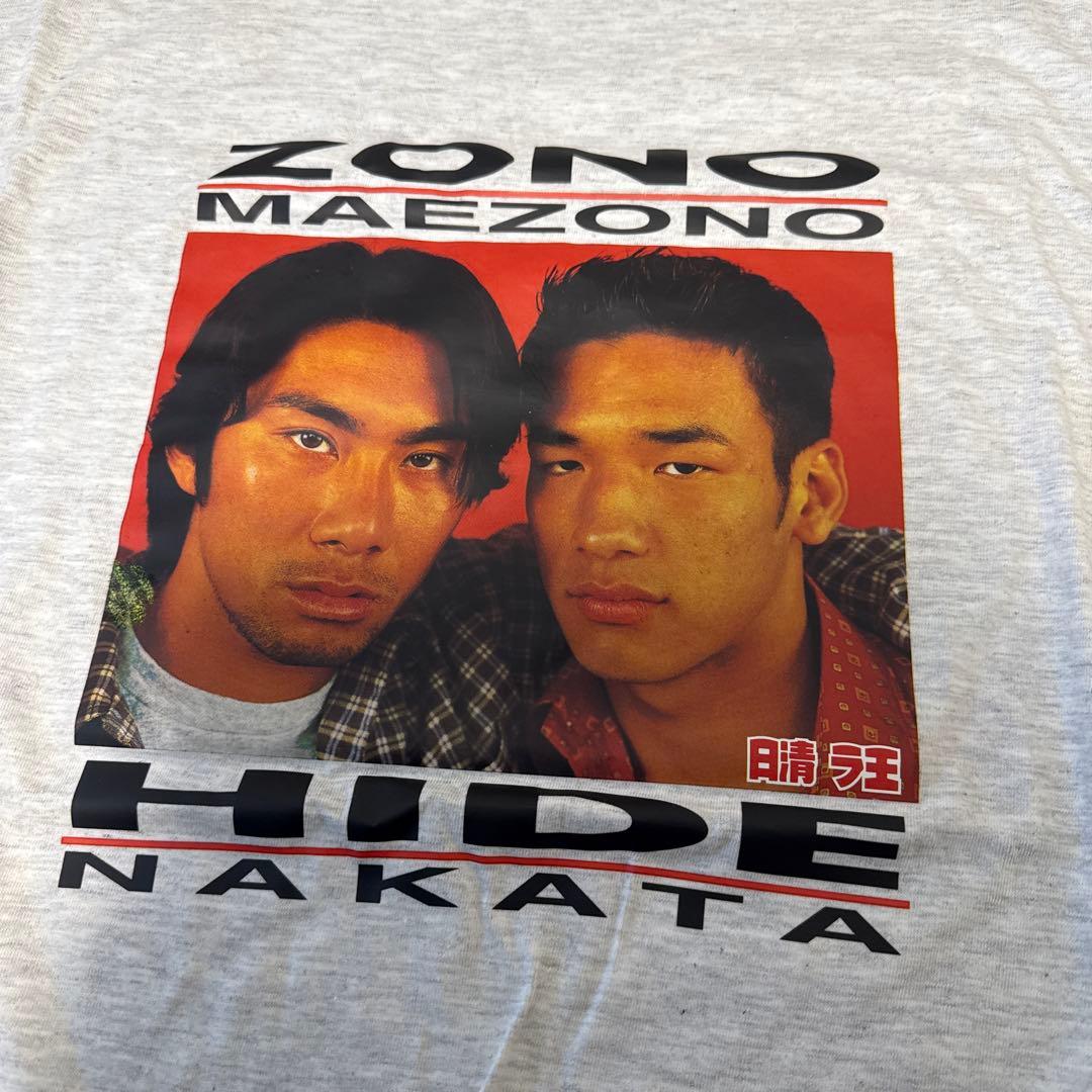 未使用品　ラ王　中田×前園　Tシャツ　サッカー