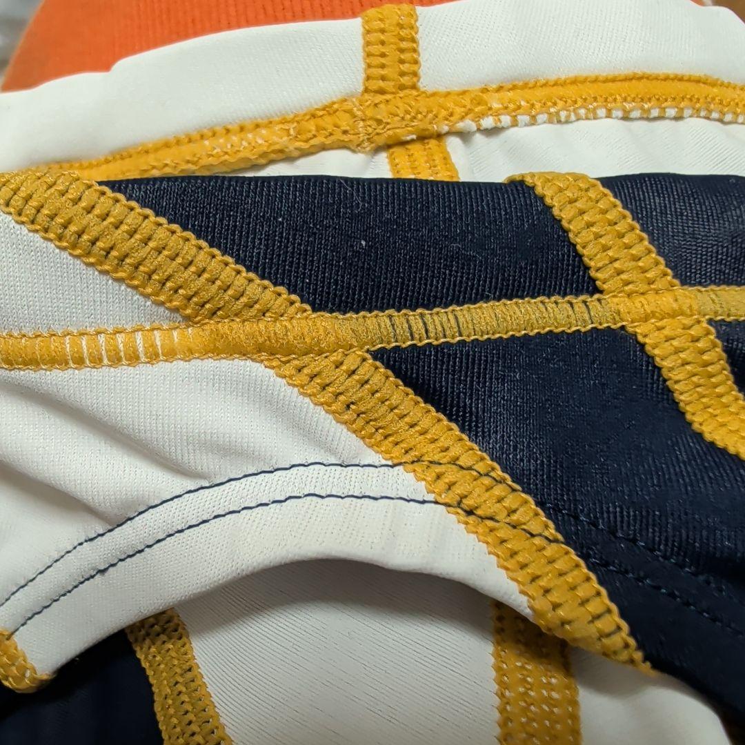 speedo 競泳水着 ネイビー/ホワイト/イエロー