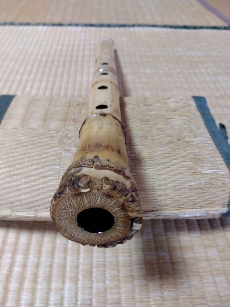 尺八１尺９寸中継ぎｓｓ縁藤巻き正律管