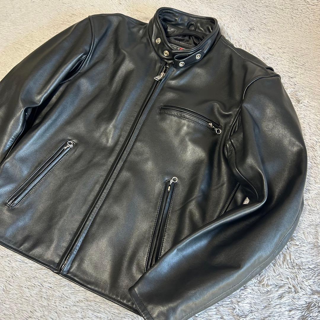 NANKAI ナンカイ　シングルライダース レザージャケット　シングルレザー　L