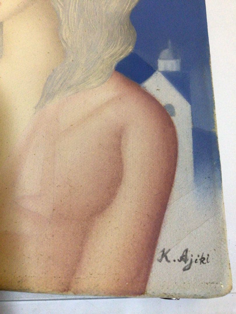 安食一雄『花飾』額縁がお洒落