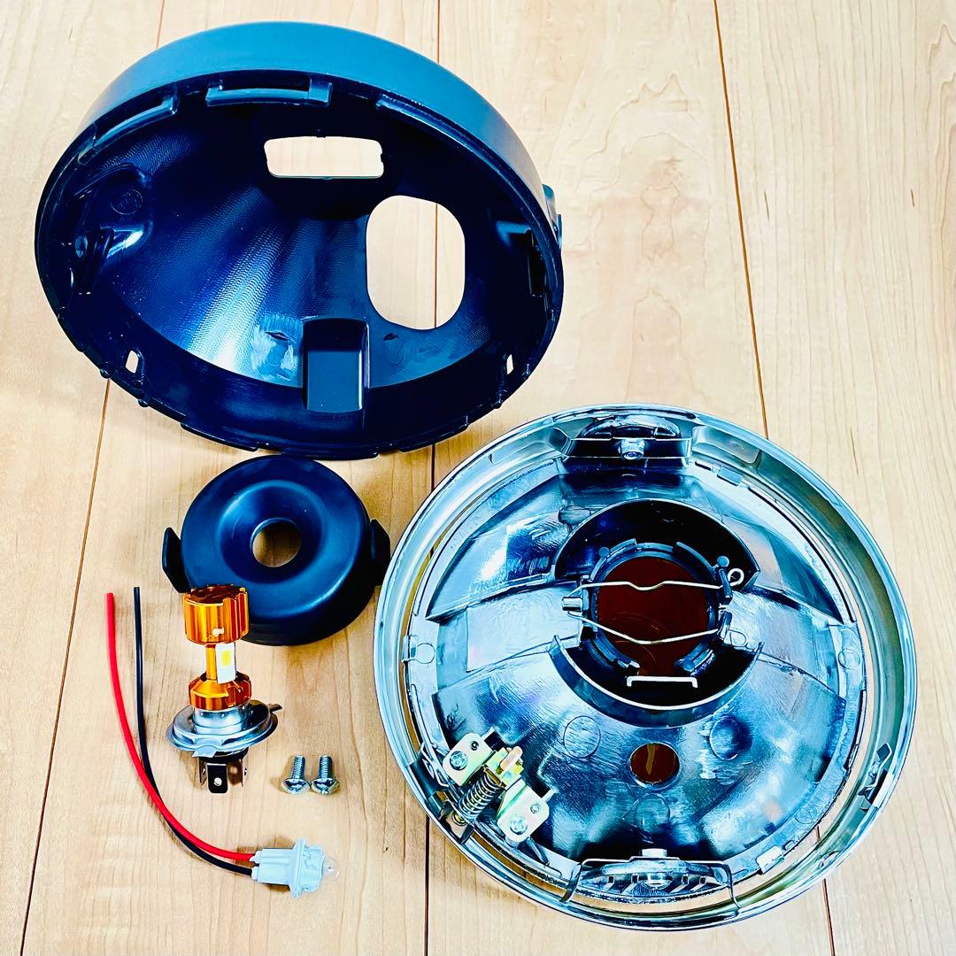 当時物 マーシャル 882 デベソ ヘッドライト MARCHAL デメキン改