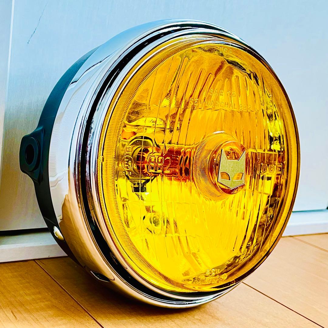 当時物 マーシャル 882 デベソ ヘッドライト MARCHAL デメキン改