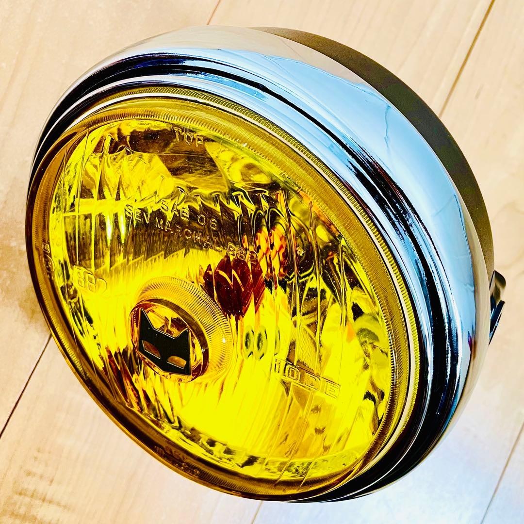 当時物 マーシャル 882 デベソ ヘッドライト MARCHAL デメキン改