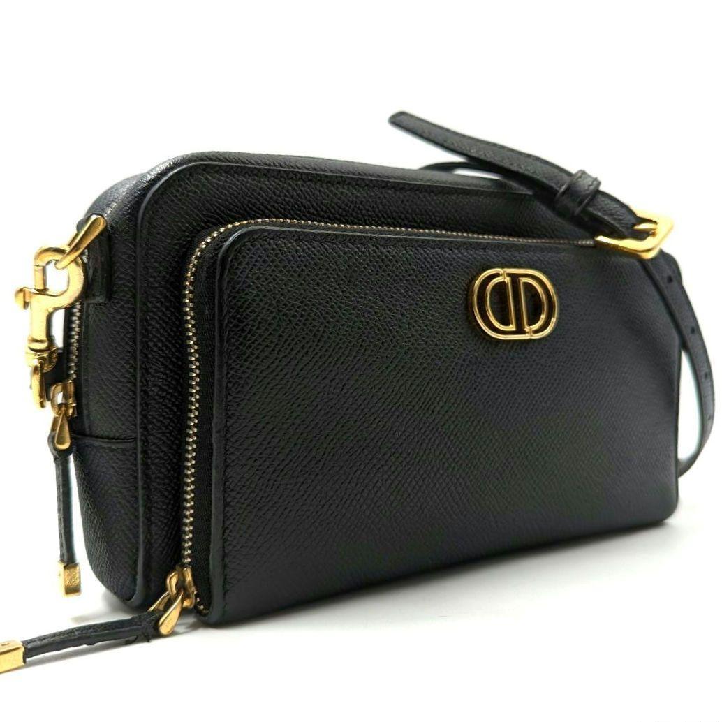 【美品】CHRISTIAN DIOR カロ ダブルポーチ ショルダーバッグ