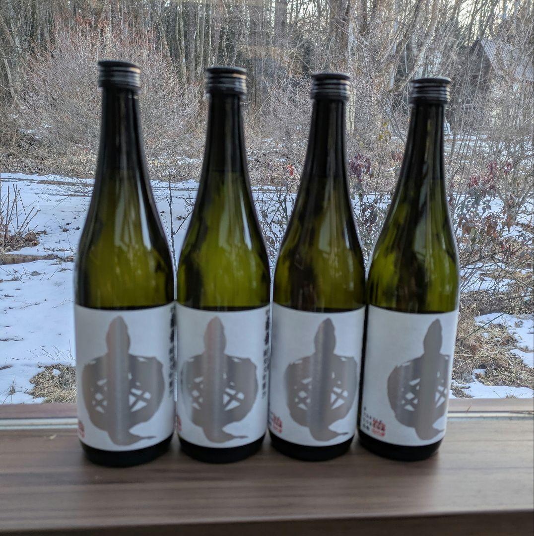 【希少品 銀亀】信州亀齢 岡崎酒造 美山錦 純米大吟醸720ml 4本セット