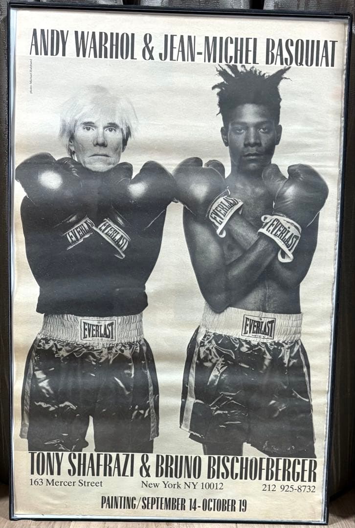 80s ANDY WARHOL &JEAN-MICHELBASQUIATポスター