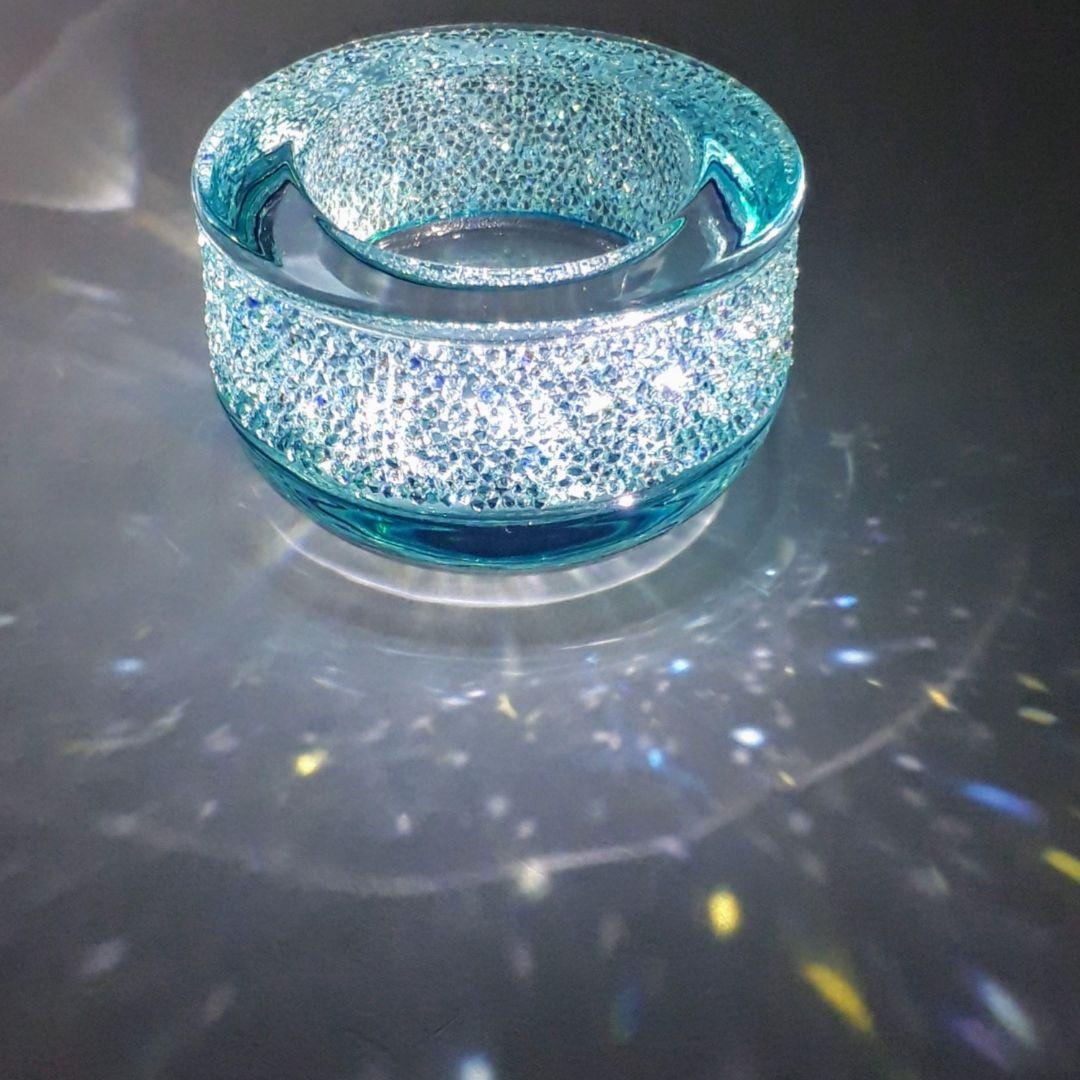 スワロフスキー【SWAROVSKI】　クリスタル置物　小物入れ　オブジェ