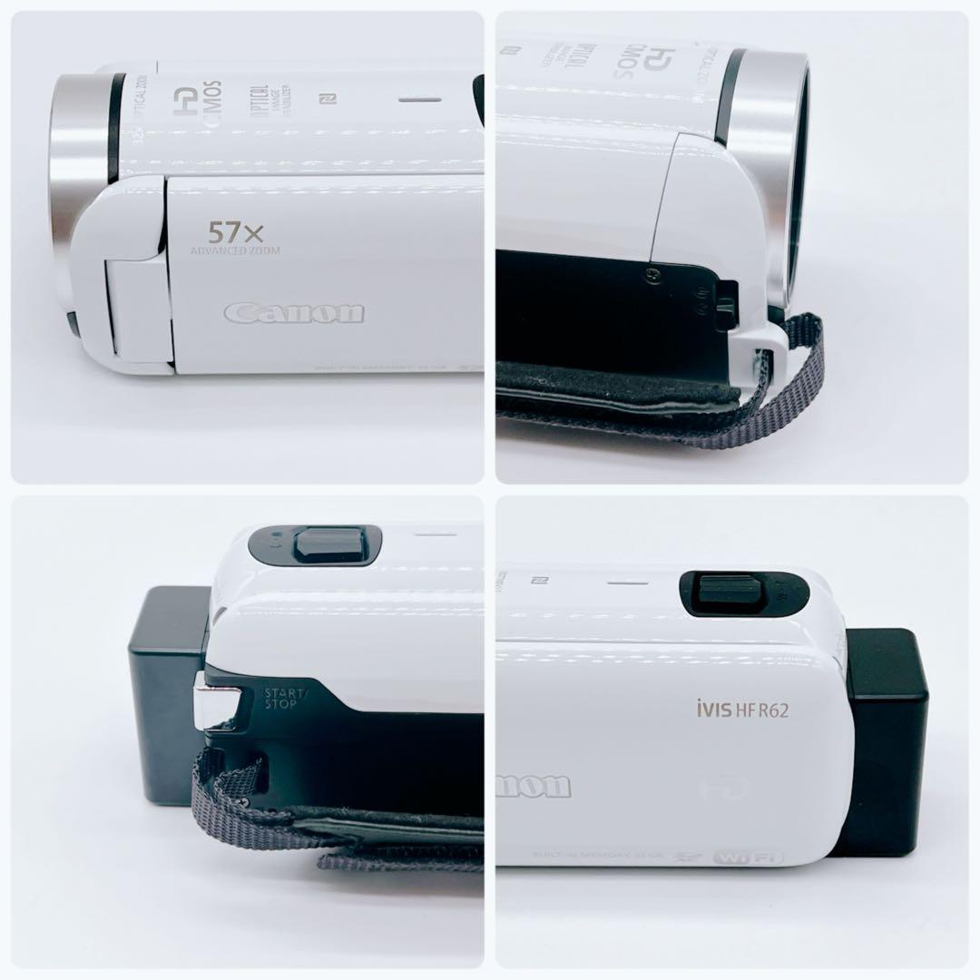 【未使用級】Canon iVIS HF R62 Wi-Fi内蔵 ビデオカメラ