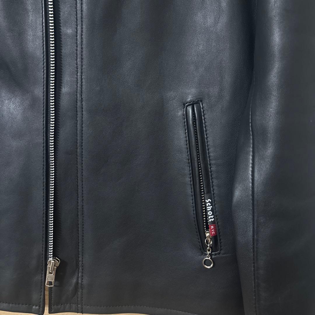 【美品】Schott ショットCLASSICRACER クラシックレーサー 黒S