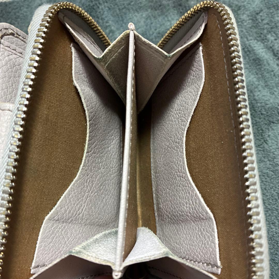 20時まで【極美品】IL BISONTE イルビゾンテ 二つ折り財布 グレー