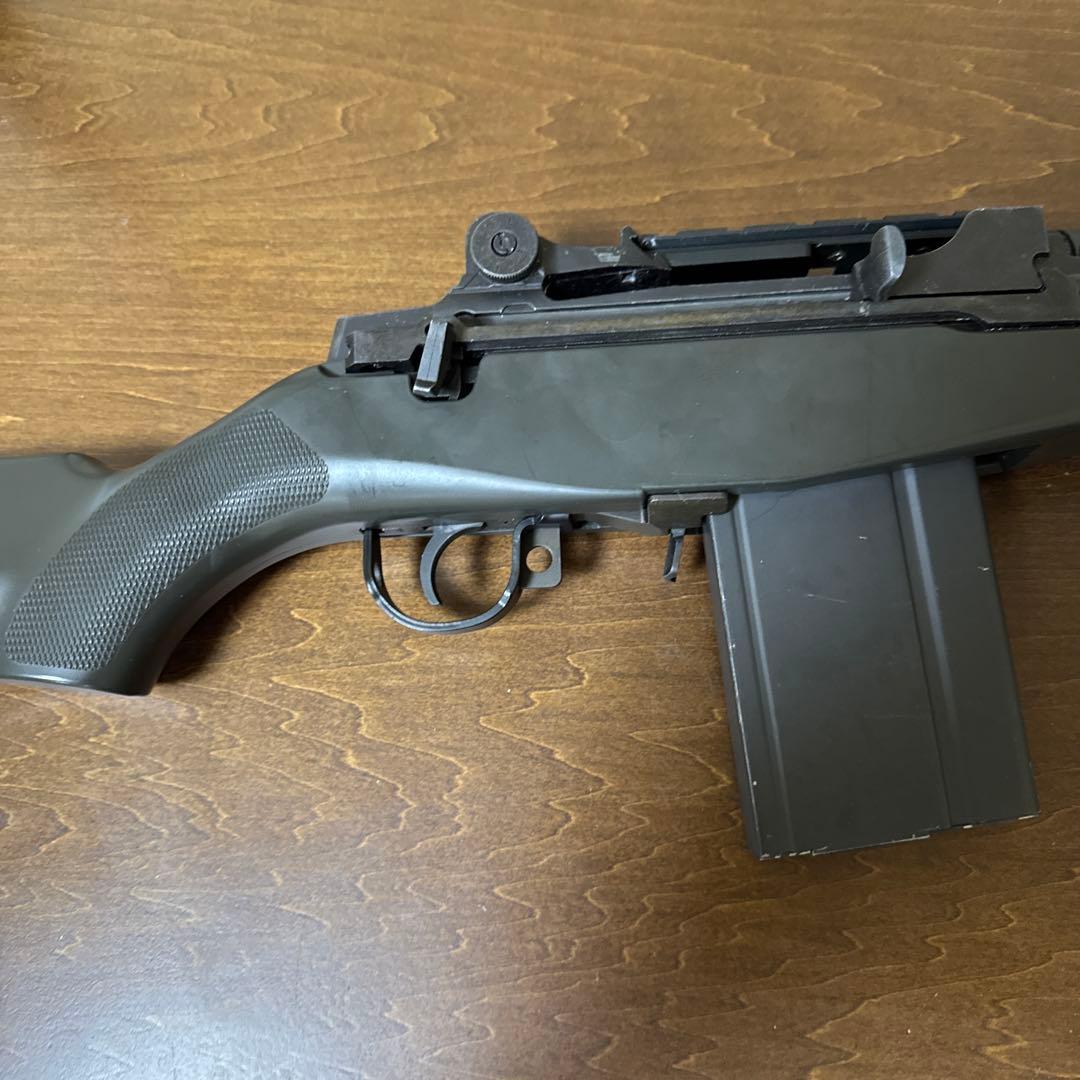 東京マルイ　M14 OD ファイバーストック　電動ガン　サイドマウント付き