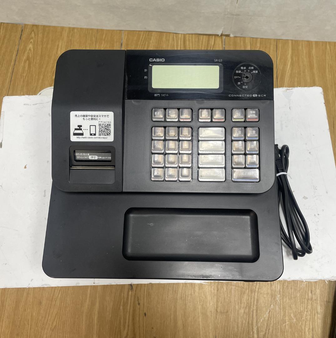 Y♢597 カシオ レジスター SR-G3-BK