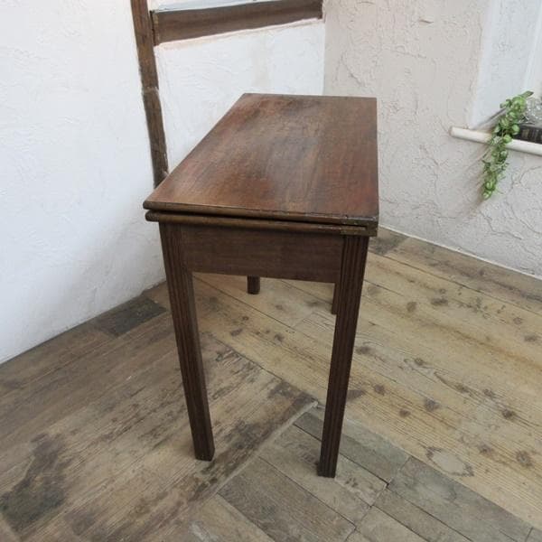 イギリス アンティーク 家具 カードテーブル ゲームテーブル 英国 6856d