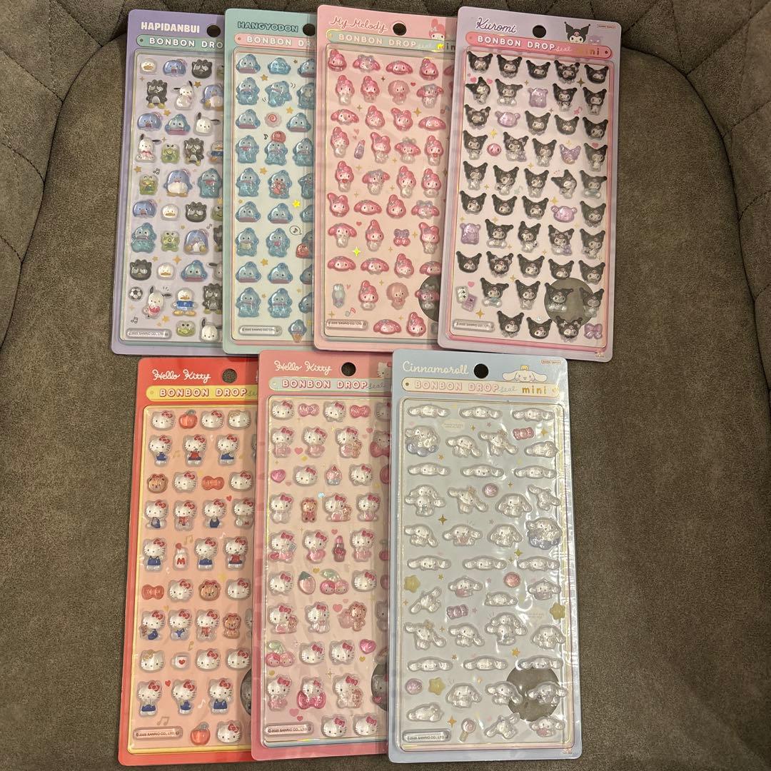 正規品　サンリオミニ　ボンボンドロップシール