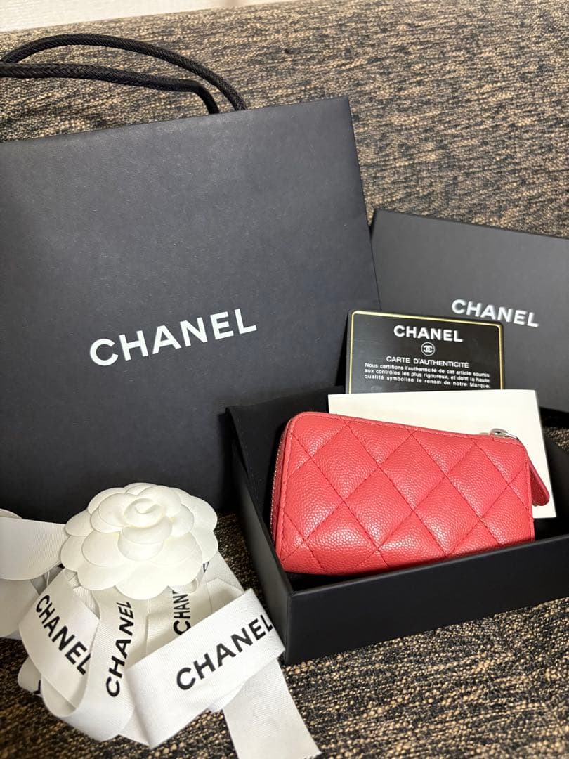 【最終値下げ】CHANEL キャビアスキン ピンク ケース
