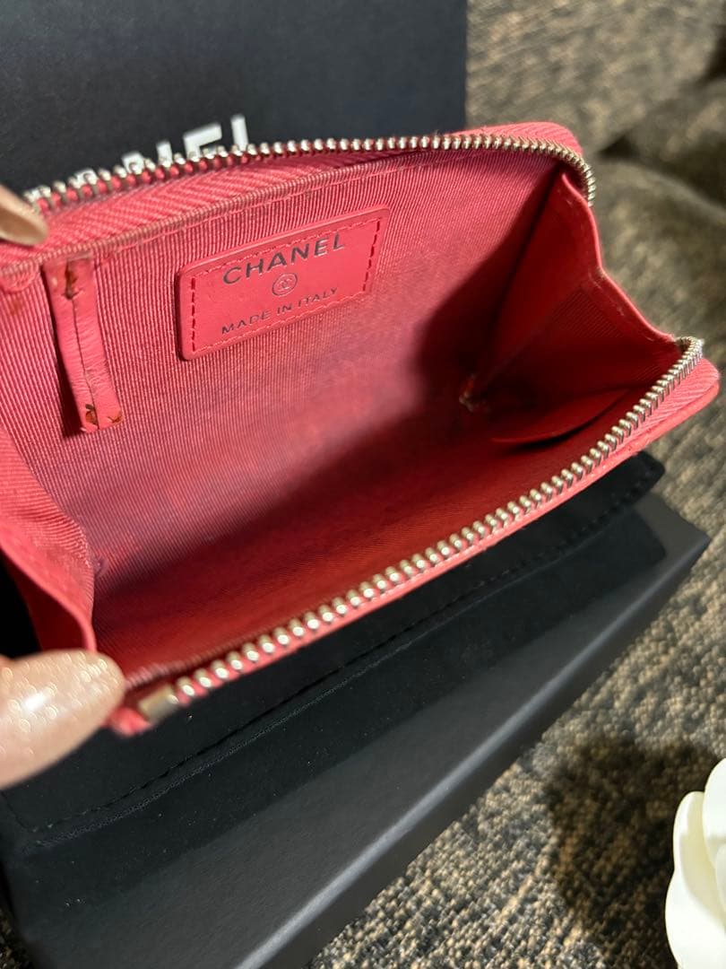 【最終値下げ】CHANEL キャビアスキン ピンク ケース