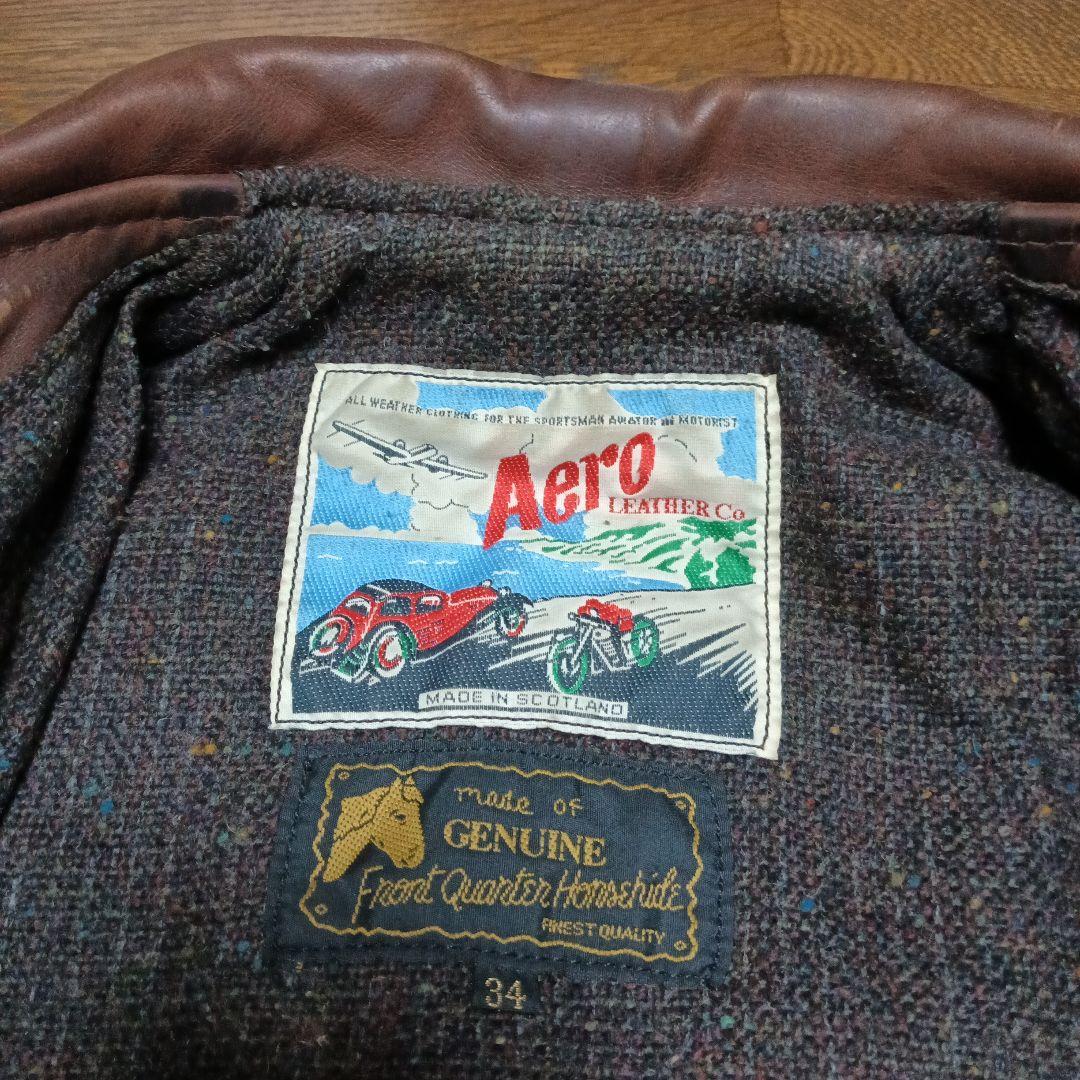 エアロレザー シングルライダースジャケット