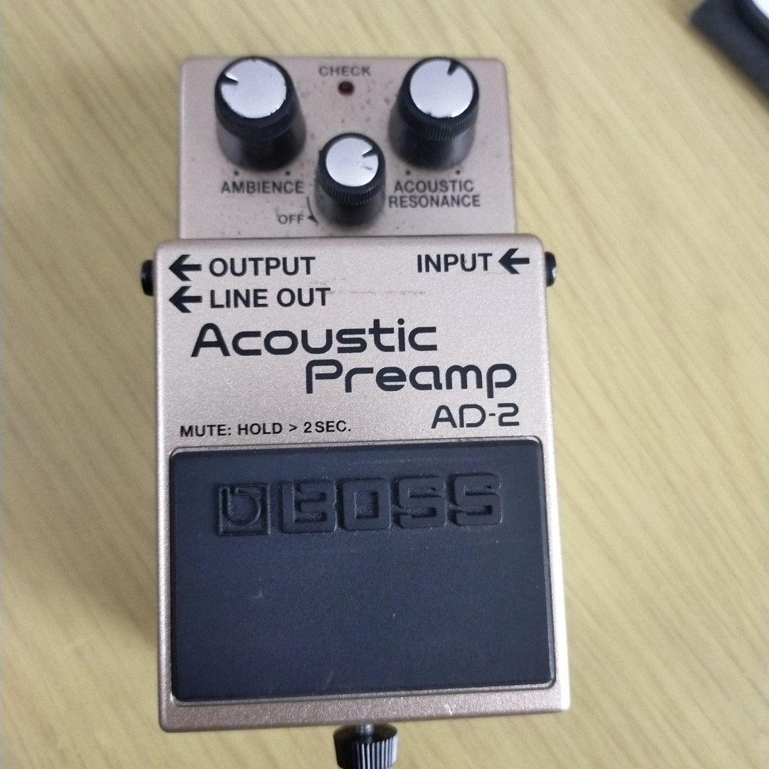 BOSS アコースティックプリアンプ AD-2 エフェクター